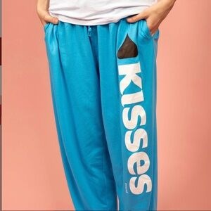 Mens Hershey Kisses Lounge PJ Pant Blue Size L EUC From Hershey Park Store A-6